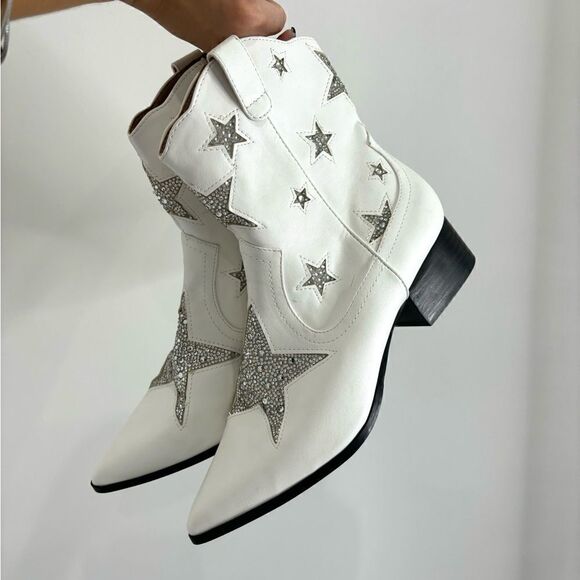 Betsey Johnson Edison Star Western Boot - Picture 5 of 9
